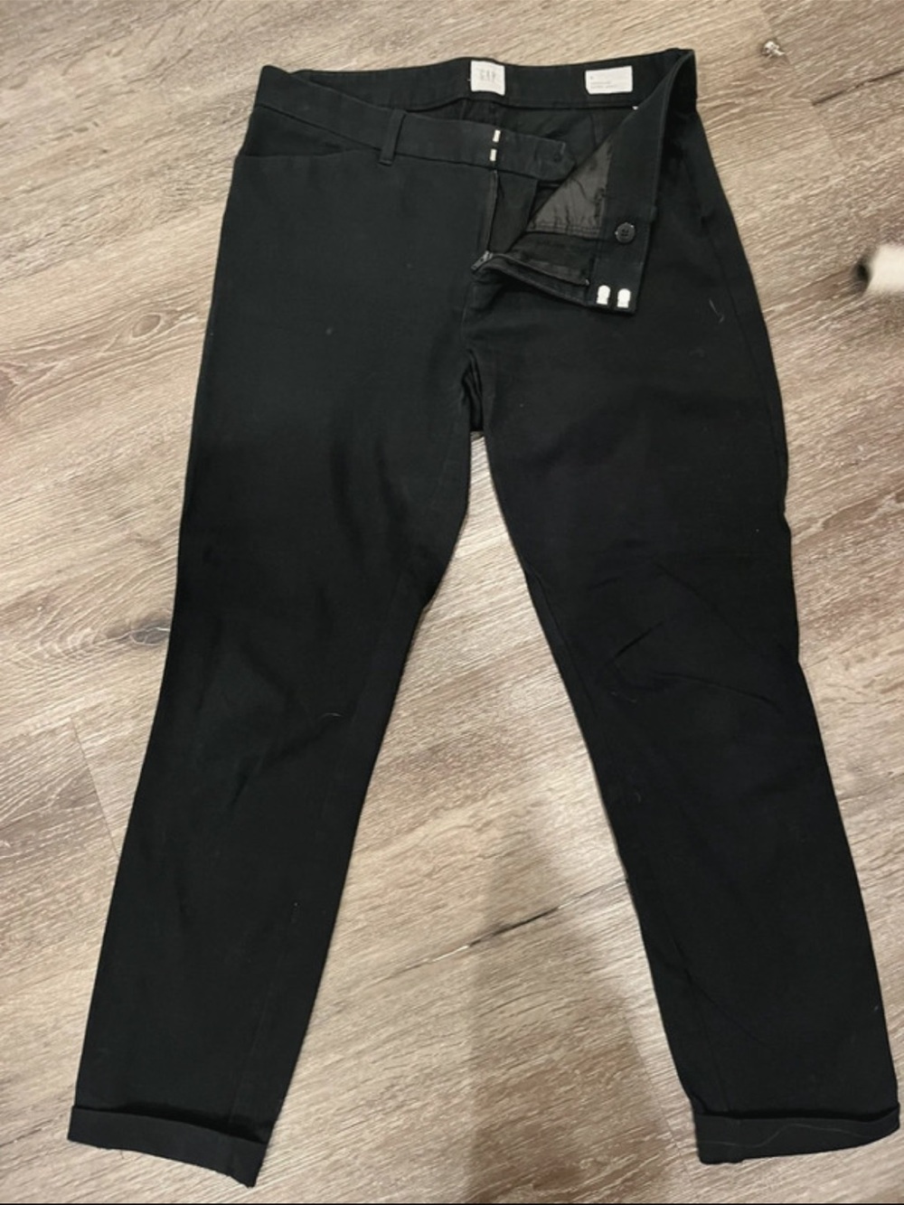 GAP Women's Slim Straight Black Pants